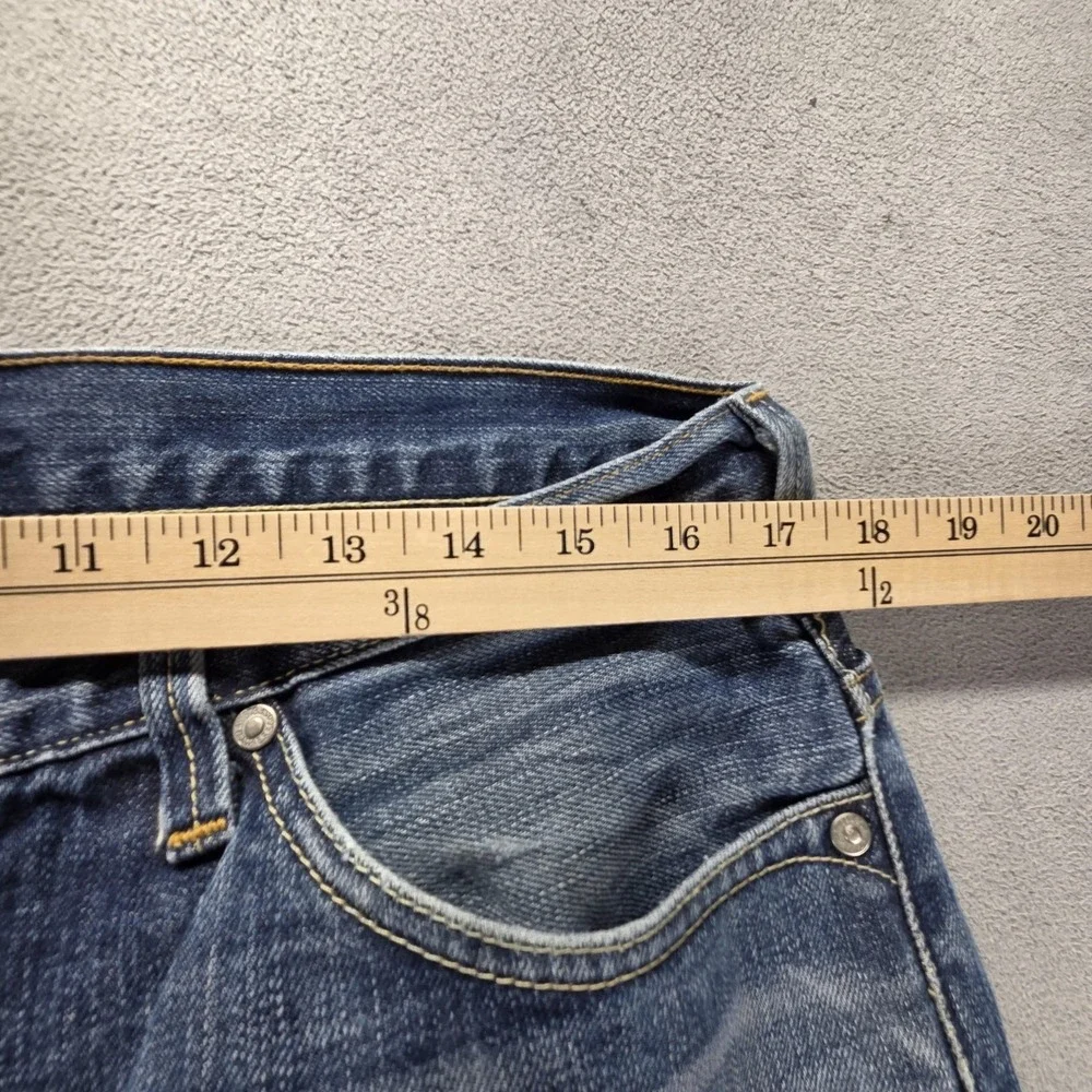 Vintage Levis Engineered Jeans Mens 34x34 Blue Honeycomb Whiskers Zip Fly